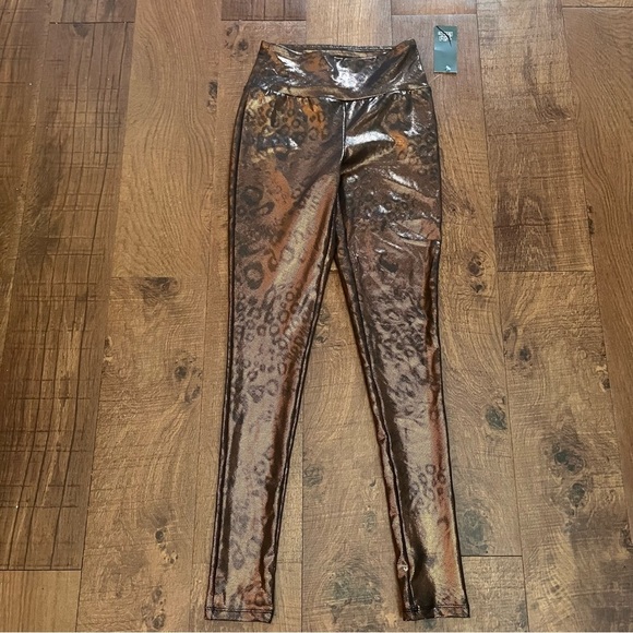 wild fable leggings women juniors XS extra small animal print high waist NWT NEW - Picture 2 of 8